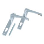 Poign�e de porte de jardin poign�e � cliquet armature pour porte en alu