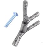 Poign�e de porte de meuble en alliage de zinc massif, style simple, en forme de branche d'arbre (68 argent) ...