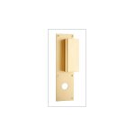 Assa abloy ? poign�e de porte d'entr�e aileron champagne ? trou de 34 mm ? r�versible gauche / droite ...