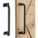 Poigne de porte rtro pour quincaillerie de meubles de porte de grange coulissante 1pc, poigne de porte ...