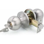 Poign�e de porte, ronde bouton serrure verrouillage porte, verrouillage par cl�s, taille du loquet 60 ...