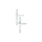Hoppe ? poign�e de porte coulissante en aluminium ? plaque �troite � saillie r�duite ? fixation traversante ...