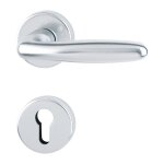 Fp - poign�e porte verona 1510 / 42kb / 42kbs alu. f1 pz din gauche / droite d / d hoppe
