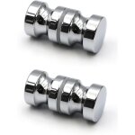 Poigne de porte en verre, alliage d'aluminium single hole pull, solide cylindrique cabine de douche ...