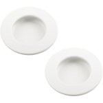 Cyclingcolors - poignée ronde encastrable ø 60mm pour meubles ou portes coulissantes en plastique blanc ... Cyclingcolors - poignée ronde encastrable ø 60mm pour meubles ou portes coulissantes en plastique blanc ...