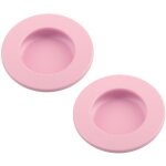 Cyclingcolors - poigne ronde encastrable  60mm pour meubles ou portes coulissantes en plastique rose ...