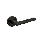 Poign�e roseta ronde 52mm en aluminium noir mat ? �paisseur 10mm ? r�sistance � la corrosion faible ? ...