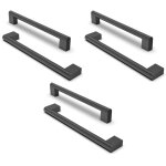 Poign�es de tiroir europ�ennes modernes - entraxe de 192 mm - id�ales pour les armoires et meubles de ...