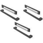 Poign�es de tiroir europ�ennes modernes - entraxe de 224 mm - id�ales pour les armoires et meubles de ...