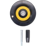 Poigne de volant en plastique pour scie  table, manivelle de 0, 55 pouces, trou central de 4, 92 pouces ...