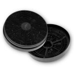 Point filtre - fil10 - lot de 2 filtres � charbon actif pour hotte candy - compatible 49037930 - 175mm ...