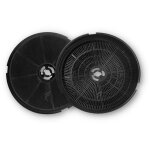 Point filtre - fil27 - lot de 2 filtres � charbon actif pour hotte rosi�res - compatible kfc6902, 35602045 ...