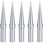 Pointe fer � souder conique 0, 4 mm cuivre plaqu� nickel ? 5 pi�ces pour weller wesd51 wes51 wes50