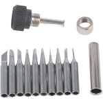 Pointes de fer  souder sans plomb, outil de station de soudage 900m - t (10 1 manchon de retenue) - ...