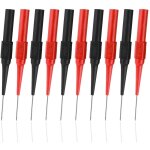Pointes de mesure pour multimtres, 10 pices 0, 7 mm sonde de test multimtre, aiguille de perage d'isolatio ...