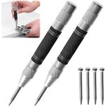 Pointeau automatique, pointeau central automatique lot de 2, pointeau a frapper, outil de marquage pour ...