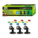 Le poisson qui jardine - 3 spots led 1w immergeables pour bassin de jardins et �tangs ext�rieurs