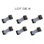 Le poisson qui jardine - lot de 6 diffuseurs d'air pour bassin de 13 cm de longueur