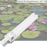 Le poisson qui jardine - ampoule uv 13w, strilisateur - clarificateur pour aquarium, bassin de jardin ...
