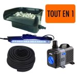 Le poisson qui jardine - cascade - lame d'eau + pompe + led + tuyau : set complet Le poisson qui jardine - cascade - lame d'eau + pompe + led + tuyau : set complet