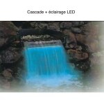 Le poisson qui jardine - cascade + led 30 cm bassin de jardin et piscine