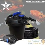 Le poisson qui jardine - kit filtre pression uv 11w puissant, pour bassins de 6000 l Le poisson qui jardine - kit filtre pression uv 11w puissant, pour bassins de 6000 l