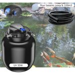 Le poisson qui jardine - kit filtre pression uv 55w, pompe, tuyau, pour bassins de 100000 l Le poisson qui jardine - kit filtre pression uv 55w, pompe, tuyau, pour bassins de 100000 l