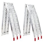 Le poisson qui jardine - paire rampe de chargement moto pliable 340 kg 228 cm de long