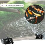 Le poisson qui jardine - u. v inox st�rilisateur - clarificateur ( ultra violet ) 72w pour bassin de ...