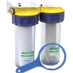 Polar - double filtre anti - tartre 3 / 4'' avec querre cartouche et cl fd34c