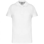 Polo da lavoro a maniche corte kariban bianco 4xl