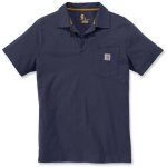 Polo homme force delmont poche poitrine carhartt 103569 - bleu fonc� - xl