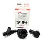Polti - sos accessoire lot de 3 brossettes pour nettoyeur vapeur - paeu0344