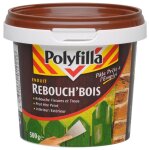 Polyfilla - enduit rebouche bois pour fissures et trous - grande duret - intrieur et extrieur - rebouch'boi ...
