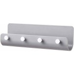 Polyvalent mail support mural avec 4 crochets pour cl�s, adh�sif lettre trieur �tag�re rangement et accroche ...