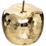 Atmosphera - pomme déco céramique doré d18cm créateur d'intérieur Atmosphera - pomme déco céramique doré d18cm créateur d'intérieur