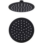 Pomme de douche ronde noire mate de 7 po cm 20x20x5 sined soffione tondo 20 nero Pomme de douche ronde noire mate de 7 po cm 20x20x5 sined soffione tondo 20 nero