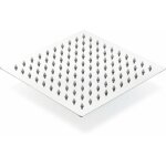 Pommeau de douche carr� pomme jet de pluie t�te douche 20 x 20cm acier inoxydable