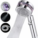Pommeau de douche, douchette  main haute pression 2 types de jets avec interrupteur marche / arrt et ...