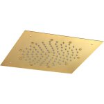 Pommeau de douche encastrable au plafond 30 x 30 cm sd4960303os ? acier inoxydable ? couleur or bross� ...