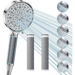 Pommeau de douche filtrant avec flexible, douchette avec 3 filtres � charbon actif, pommeau de douche ...