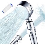 Pommeau de douche haute pression, douchette douche salle de bain rglable  3 mode et interrupteur pour ...