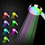 Pommeau de douche led en abs, �conomie d'eau de 40 %, 7 couleurs, changement de couleur automatique, ...