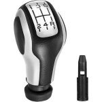 Pommeau de levier de vitesse noir 5 vitesses avec adaptateur pour peugeot 106 107 205 206 207 301 306 ...