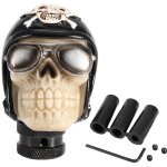 Pommeau de levier de vitesse universel style crne - design unique - compatible avec la majorit des ...