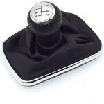 Pommeau de levier de vitesse vw pour golf 4 iv mk4, gti r32, bora, jetta, 5 vitesses, cadre noir, soufflet ...