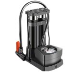Pompe � air � double cylindre pour pied, pompe � pied pour v�lo, pompe � air pour ballon, pour v�lo, ...