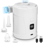 Pompe � air �lectrique, gonfleur d�gonfleur �lectrique, batterie rechargeable 5200 mah, gonfleur matelas ...