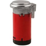 Pompe � air de voiture 12 v avec klaxon rouge - compresseur d'air tendance - �tanche - chrom� - ne rouille ...