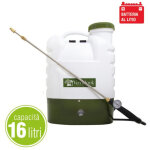 Pompe � batterie denny 16 l avec lances en acier et manom�tre int�gr�